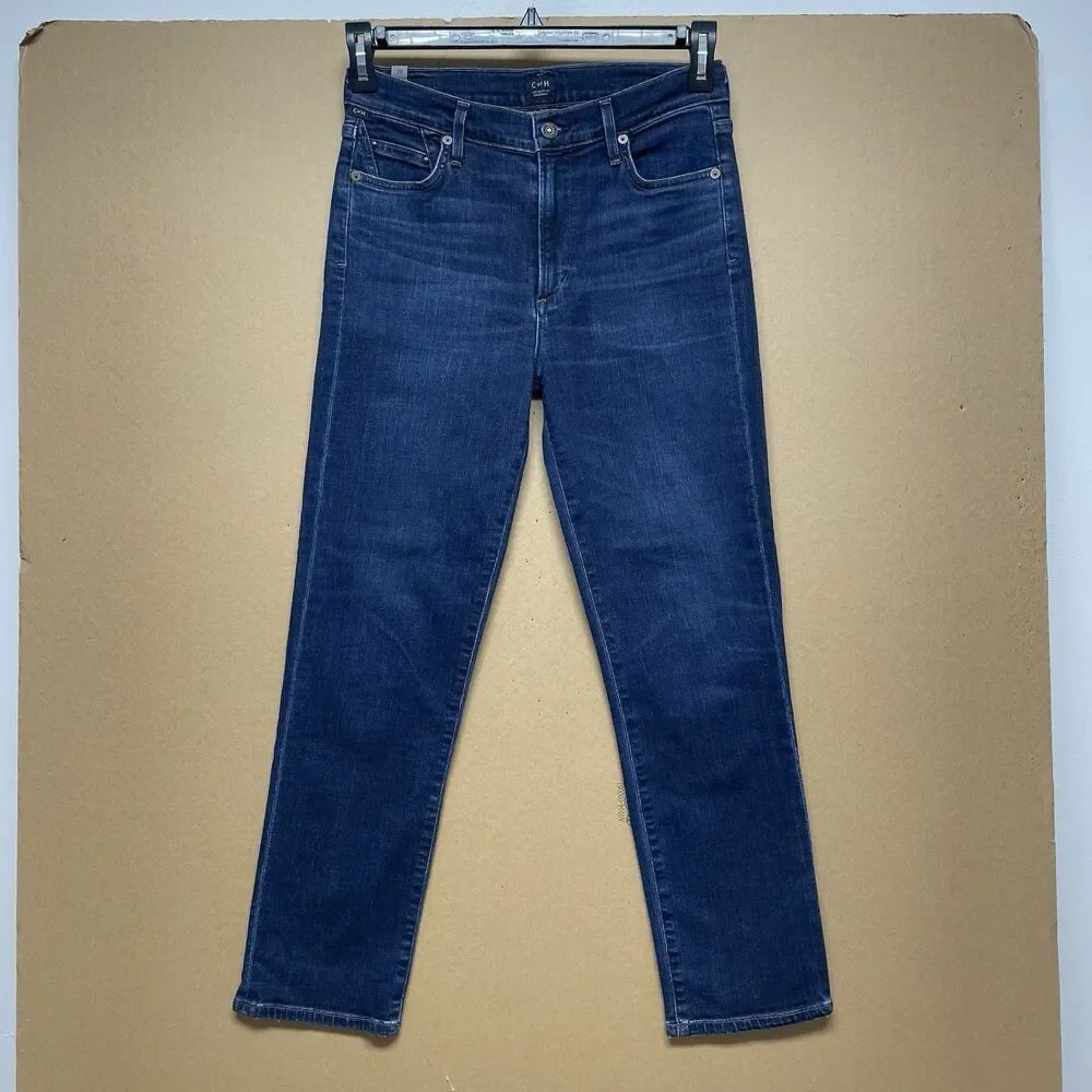 Citizens Of Humanity Cara High Rise Cigarette Ankle Women’s Sz 29 Stretch Jeans